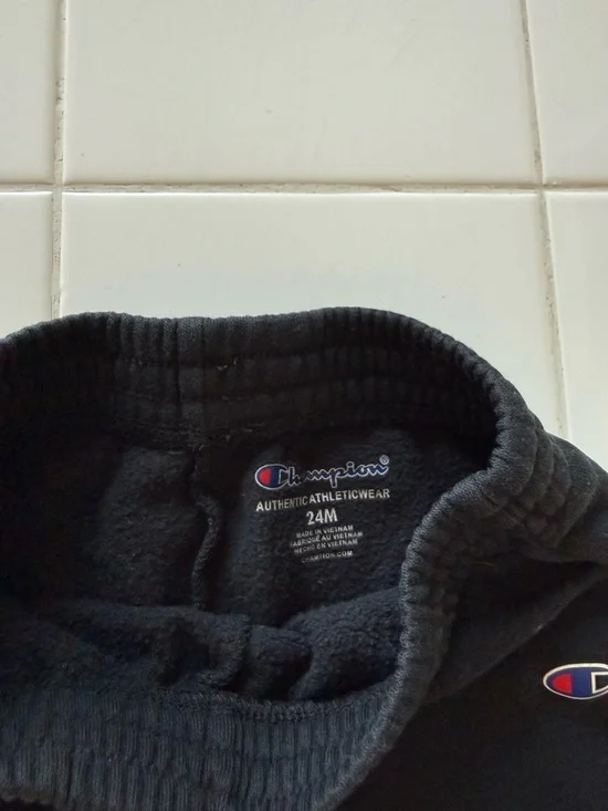 Toddler Baby Boy 24 month Lot Black Athletic Sweatpants Nike Champion Timberland - Picture 6 of 13